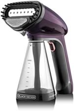 BLACK+DECKER Handheld Garment Steamer, 1500W, 21g/min Steam, 40s Fast Heat-Up, Universal Bottle Adaptor, 260ml Detachable Tank, Purple, HST1500-B5 Buy Online at Best Price in UAE - Amazon.ae