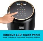 BLACK+DECKER 8-in-1 Digital Air Fryer, 4.5L Non-Stick Basket, 1500W, Rapid Air Technology, LED Touch Display, 24-Hour Delay Timer, Auto-Off Safety, Dishwasher Safe Basket – AF4510-B5 Buy Online at Best Price in UAE - Amazon.ae - Image 7