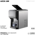 Green Lion 3 in 1 Bullet Ice Maker, Water Dispenser, Ice Crusher, 5L Water Tank, 200W Power, Touch control display, Ice Level Indicator, First Class safety, 20 Kg Ice per day, Heavy EPS Insulation  Amazon.ae: Kitchen - Image 7