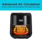 BLACK+DECKER 8-in-1 Digital Air Fryer, 4.5L Non-Stick Basket, 1500W, Rapid Air Technology, LED Touch Display, 24-Hour Delay Timer, Auto-Off Safety, Dishwasher Safe Basket – AF4510-B5 Buy Online at Best Price in UAE - Amazon.ae - Image 8