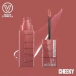 Maybelline New York Super Stay Vinyl Ink Longwear Transfer Proof Liquid Matte Lipstick 35 CHEEKY  Amazon.ae: Beauty - Image 2