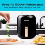 BLACK+DECKER 8-in-1 Digital Air Fryer, 4.5L Non-Stick Basket, 1500W, Rapid Air Technology, LED Touch Display, 24-Hour Delay Timer, Auto-Off Safety, Dishwasher Safe Basket – AF4510-B5 Buy Online at Best Price in UAE - Amazon.ae - Image 6