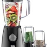 BLACK+DECKER Blender with Grinder Mills, 400W Power, 1.5L with 300ml 2 Grinding Mills, Stainless Steel Blades and Two Pulse Control for Fine and Grinding of Coffee Herbs, 2 years warranty, BX440-B5 Buy Online at Best Price in UAE - Amazon.ae