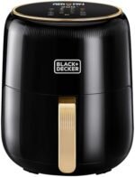 BLACK+DECKER 8-in-1 Digital Air Fryer, 4.5L Non-Stick Basket, 1500W, Rapid Air Technology, LED Touch Display, 24-Hour Delay Timer, Auto-Off Safety, Dishwasher Safe Basket – AF4510-B5 Buy Online at Best Price in UAE - Amazon.ae