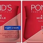Pond's Age Miracle Day + Night Cream for Youthful Glow, 24-hour wrinkle correcting glow, 45g (Pack of 2)
