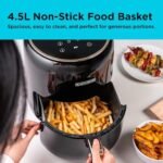 BLACK+DECKER 8-in-1 Digital Air Fryer, 4.5L Non-Stick Basket, 1500W, Rapid Air Technology, LED Touch Display, 24-Hour Delay Timer, Auto-Off Safety, Dishwasher Safe Basket – AF4510-B5 Buy Online at Best Price in UAE - Amazon.ae - Image 4