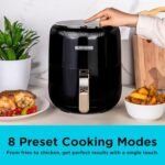 BLACK+DECKER 8-in-1 Digital Air Fryer, 4.5L Non-Stick Basket, 1500W, Rapid Air Technology, LED Touch Display, 24-Hour Delay Timer, Auto-Off Safety, Dishwasher Safe Basket – AF4510-B5 Buy Online at Best Price in UAE - Amazon.ae - Image 5