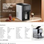 Green Lion 3 in 1 Bullet Ice Maker, Water Dispenser, Ice Crusher, 5L Water Tank, 200W Power, Touch control display, Ice Level Indicator, First Class safety, 20 Kg Ice per day, Heavy EPS Insulation  Amazon.ae: Kitchen - Image 6