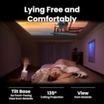 BenQ GV50 Laser Portable 1080p Projector with Built-in Battery,Google TV & Netflix,500 ANSI Lumens,4K Support, 92% REC709, 135° Ceiling Projection, 18W Bass Speaker, WiFi, USB-C, HDMI,2-Year Warranty - Image 2