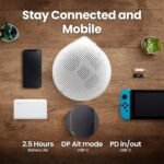 BenQ GV50 Laser Portable 1080p Projector with Built-in Battery,Google TV & Netflix,500 ANSI Lumens,4K Support, 92% REC709, 135° Ceiling Projection, 18W Bass Speaker, WiFi, USB-C, HDMI,2-Year Warranty - Image 8