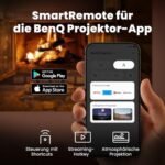 BenQ GV50 Laser Portable 1080p Projector with Built-in Battery,Google TV & Netflix,500 ANSI Lumens,4K Support, 92% REC709, 135° Ceiling Projection, 18W Bass Speaker, WiFi, USB-C, HDMI,2-Year Warranty - Image 10