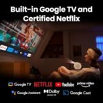 BenQ GV50 Laser Portable 1080p Projector with Built-in Battery,Google TV & Netflix,500 ANSI Lumens,4K Support, 92% REC709, 135° Ceiling Projection, 18W Bass Speaker, WiFi, USB-C, HDMI,2-Year Warranty - Image 4