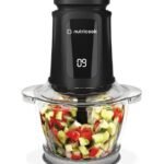 Nutricook 1.2+1.2 L XL Glass & SS Chopper and Mincer,500W - Pulse & 2 speeds