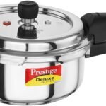 Prestige Deluxe Alpha Svachh Stainless Steel Pressure Cooker 3 Ltr | Silver