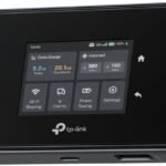 TP-Link M8550 | 5G Mobile Wi-Fi 6E Portable Modem | 3.4Gbps Speed | Tri-Band AXE3600 | Touch Screen | Gigabit Port | VPN Support | 32 Device Connections | Pocket Wi-Fi with Sim Card | New Generation