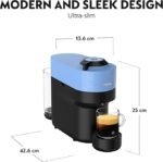 Nespresso Vertuo Pop Coffee Machine by Nespresso - Pacific Blue Design, Smart Brewing Technology, UAE Version - Image 4