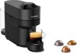 Nespresso Vertuo Pop Coffee Machine by Nespresso - Liquorice Black Design, Smart Brewing Technology, UAE Version