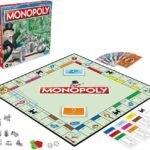 Monopoly Board Game | Classic Game with Storage Tray and Larger Tokens | Ages 8+ | 2 to 6 Players | Family Games for Kids and Adults | Kids Gifts | Arabic version board game