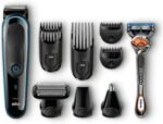 Braun 9-in-1 All-in-one Trimmer MGK3080, Beard Trimmer and Hair Clipper, Body Groomer