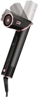 Shark FlexStyle 5-in-1 Air Styler & Hair Dryer with Auto-Wrap Curlers, Paddle & Oval Brushes, Concentrator, Diffuser and Storage Case, No Heat Damage, Black, HD440ME, 5 Years Warranty - Image 4