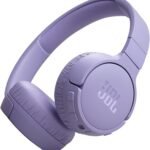 JBL Tune 670NC Adaptive Noise Cancelling Wireless On-Ear Headphones, Pure Bass, Smart Ambient, Bluetooth 5.3 + LE Audio, Hands-Free Call, 70H Battery, Multi-Point Connection - Purple, JBLT670NCPUR