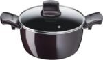 TEFAL Cooware Set | G6 Resist Intense 9 Pcs Cooking Set | Non-Stick | Burgundy | Aluminium |2 Years Warranty | D5229183 - Image 3
