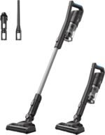 Midea cordless vacuum cleaner MCS2025GB, cordless 2-in-1, up to 60 minutes battery life, LED lighting, electric brush for more thorough cleaning, dust container, bagless