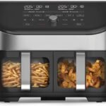 Instant Vortex Plus Dual Air Fryer 7.6L, Large Double Air Frying Drawers 8-in-1 Smart Programmes Air Fry, Bake, Roast, Grill, Dehydrate, Reheat - SyncCook...