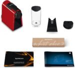 Nespresso Essenza Mini Coffee Machine by Nespresso - Vibrant Red Design, Compact Automatic System, UAE Version - Image 3