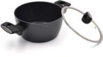 Korkmaz Nora Granite Coated Non-Stick Casserole with Lid 28x13cm / 7L | Non-Stick Forged Aluminium Cooking Pot - KA2942 - Image 2
