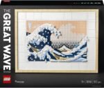 LEGO 31208 Art Hokusai – The Great Wave, 3D Japanese Wall Art Craft Kit, Framed Ocean Canvas, Creative Activity, Gifts for Adults, DIY Home, Office Decor