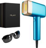 MLAY T14 IPL Home Laser Device, 0.5s/Flash, 500,000 Flashes, 5 Energy Levels, Painless Laser Hair Removal Device with Ice Cooling for Arm Leg Bikini Line Armpit (1*HR Lamp)