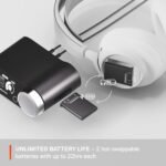 SteelSeries Arctis Nova Pro Wireless Multi-System Gaming Headset - Neodymium Magnetic Drivers - Active Noise Cancellation - Infinity Power System - Gen 2 Mic - PC, PS5, PS4, Switch, Mobile - White - Image 3