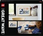 LEGO 31208 Art Hokusai – The Great Wave, 3D Japanese Wall Art Craft Kit, Framed Ocean Canvas, Creative Activity, Gifts for Adults, DIY Home, Office Decor - Image 2