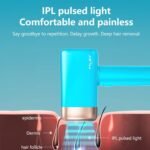 MLAY T14 IPL Home Laser Device, 0.5s/Flash, 500,000 Flashes, 5 Energy Levels, Painless Laser Hair Removal Device with Ice Cooling for Arm Leg Bikini Line Armpit (1*HR Lamp) - Image 3
