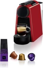 Nespresso Essenza Mini Coffee Machine by Nespresso - Vibrant Red Design, Compact Automatic System, UAE Version - Image 5