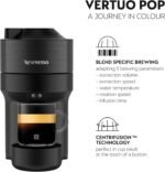 Nespresso Vertuo Pop Coffee Machine by Nespresso - Liquorice Black Design, Smart Brewing Technology, UAE Version - Image 4