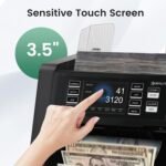 C-N30 Money Counting Machine Mixed Denomination, Multi Currency Value Count, CIS/UV/MG/IR Counterfeit Detection, Printer Enabled Cash Counter for Business - Image 2