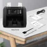 C-N30 Money Counting Machine Mixed Denomination, Multi Currency Value Count, CIS/UV/MG/IR Counterfeit Detection, Printer Enabled Cash Counter for Business - Image 5