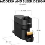 Nespresso Vertuo Pop Coffee Machine by Nespresso - Liquorice Black Design, Smart Brewing Technology, UAE Version - Image 5