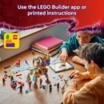 LEGO NINJAGO Arc Dragon of Focus Toy with 8 Minifigures and a Spinjitzu Spinner - Interactive Ninja Playset for 9+ Year Old Boys & Girls - Birthday Gift for Dragons Rising Fans - 71836 - Image 5