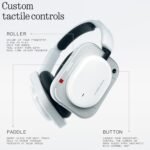 Nothing Headphone (a) Wireless Over Ear Headphones with Active Noise Cancelling, Up to 135 Hours of Battery Life, Hi-Res, LDAC, Tactile Controls - White - Image 2