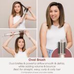 Shark FlexStyle 5-in-1 Hair Styler & Hair Dryer with Auto-Wrap Curlers, Paddle Brush, Oval Brush, Concentrator, Diffuser and Storage Case, No Heat Damage, Stone, HD440SLME, 5 Years Warranty - Image 3