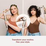 Shark FlexStyle 5-in-1 Hair Styler & Hair Dryer with Auto-Wrap Curlers, Paddle Brush, Oval Brush, Concentrator, Diffuser and Storage Case, No Heat Damage, Stone, HD440SLME, 5 Years Warranty - Image 5