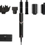 Shark FlexStyle 5-in-1 Air Styler & Hair Dryer with Auto-Wrap Curlers, Paddle & Oval Brushes, Concentrator, Diffuser and Storage Case, No Heat Damage, Black, HD440ME, 5 Years Warranty
