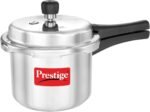 Prestige Popular Virgin Aluminium Precision Weight Valve Outer Lid Pressure Cooker, 3 L (Silver)