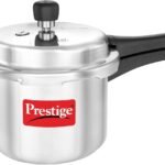 Prestige Popular Virgin Aluminium Precision Weight Valve Outer Lid Pressure Cooker, 3 L (Silver)