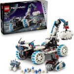LEGO Technic Lunar Outpost Moon Rover Space Vehicle - Interactive STEM Toy with a Crane & Solar Panels - Robot Model - Birthday Gift for 10+ Year Old Boys & Girls - 42211