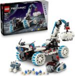 LEGO Technic Lunar Outpost Moon Rover Space Vehicle - Interactive STEM Toy with a Crane & Solar Panels - Robot Model - Birthday Gift for 10+ Year Old Boys & Girls - 42211