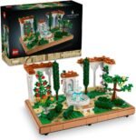 LEGO Icons Fountain Garden Building Set, Home and Office Decor Model Kit for Adults to Build, with Cypress Trees, Grapevines, Flowers and Animal Figures, Gifts for Women & Men 10359